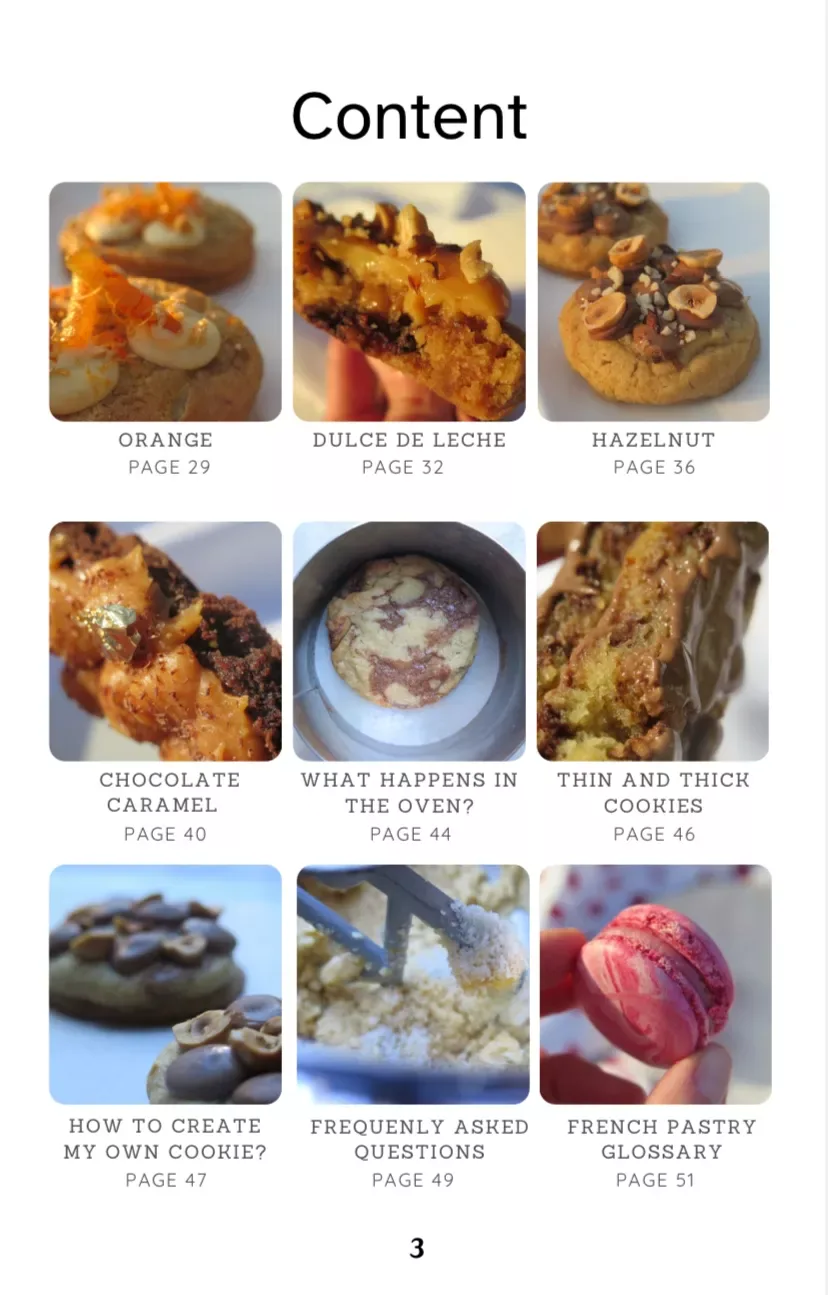 Cookies baking result